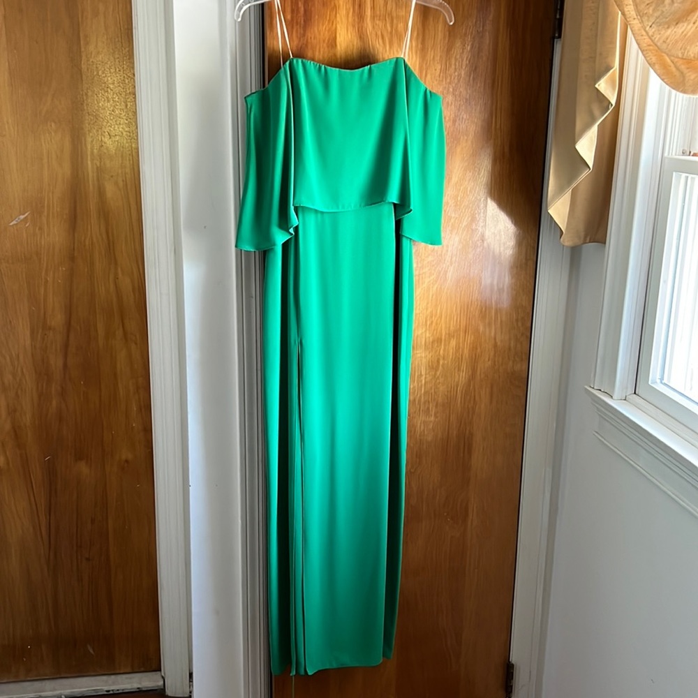 Amanda Uprichard -  Topanga Maxi in Jungle Green - Size L - Perfect condition